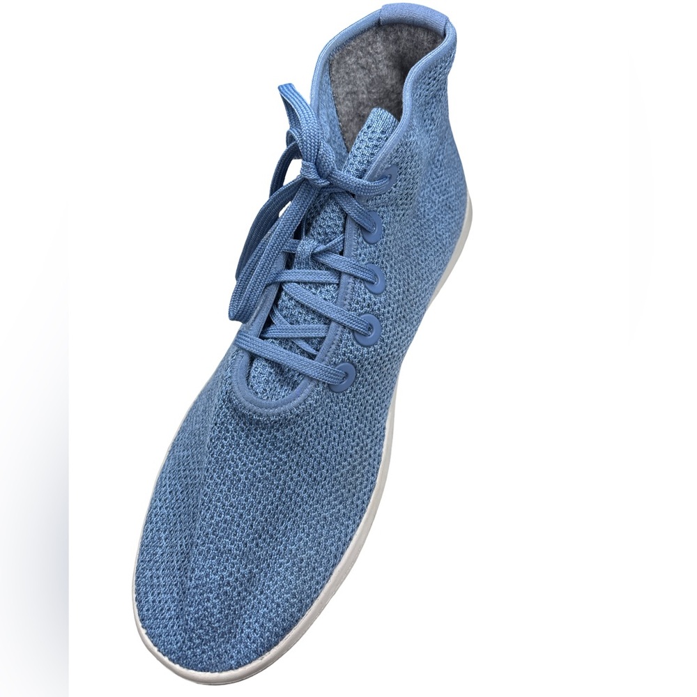 Allbirds Men's Treetopper Sky Blue Knit High Top Sneakers 14